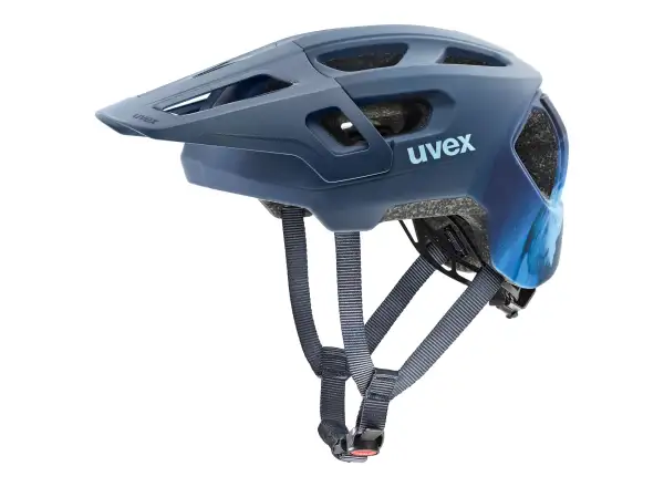 Uvex React JR Fullface MTB Helm Dusk blue matt
