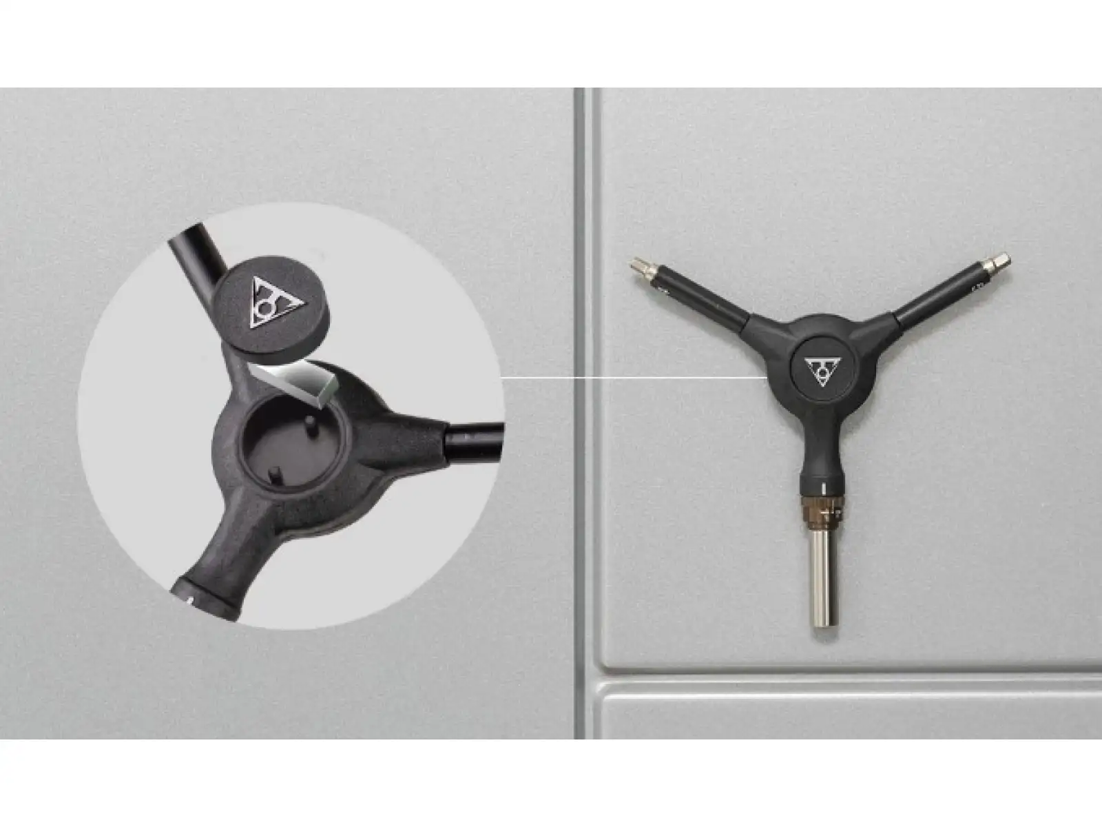 Topeak Y-Speed Ratschenschlüssel mit 4mm und 5mm Inbusschlüssel-Aufsatz