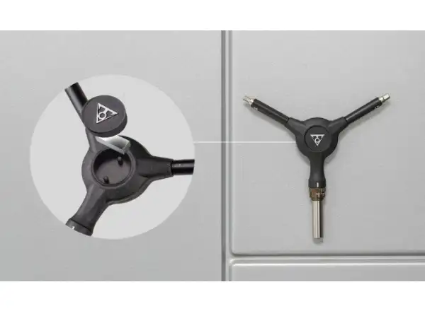 Topeak Y-Speed Ratschenschlüssel mit 4mm und 5mm Inbusschlüssel-Aufsatz