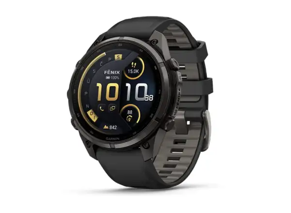Garmin Fénix 9 Pro inReach 47 mm Smartwatch Carbon gray DLC Titanium Black/Pebble gray