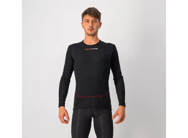 Castelli Prosecco Tech Herren Langarm-Trikot Schwarz
