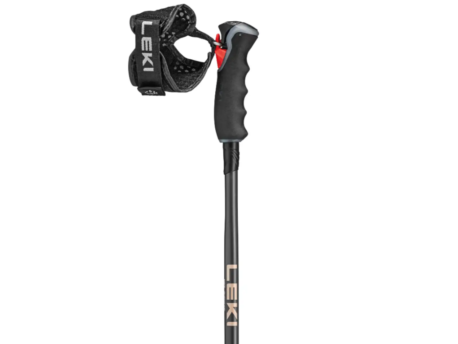 Leki Artena Airfoil 3D Skistöcke schwarz/dunkles Anthrazit/Roségold