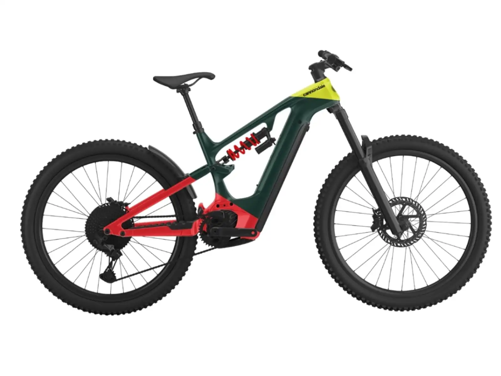 Cannondale Moterra Neo Carbon LT 1 vollgefedertes E-Bike Gunmetal Green