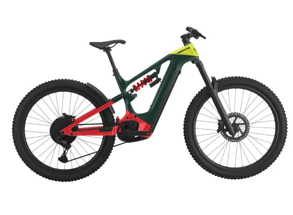 Cannondale Moterra Neo Carbon LT 1 vollgefedertes E-Bike Gunmetal Green