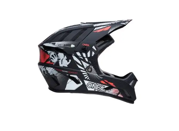 O´Neal Backflip BOOM Helm schwarz/weiß Größe M