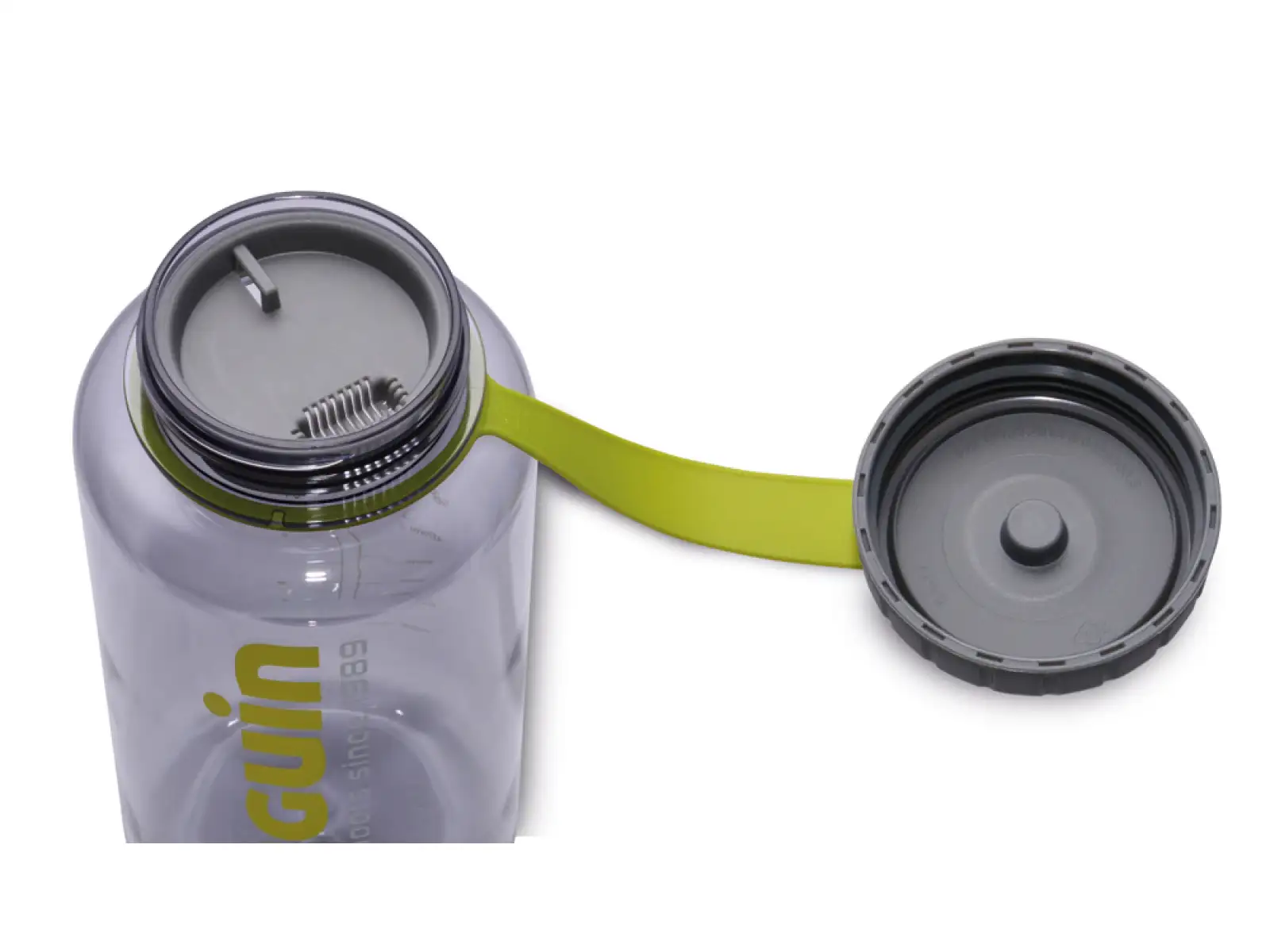 Pinguin Tritan Slim Flasche 0,65l grau