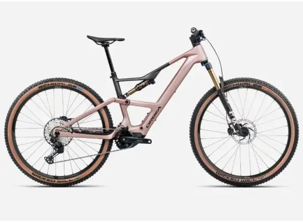 Orbea RISE SL M10 vollgefedertes leichtes E-Bike schwarz-rosa
