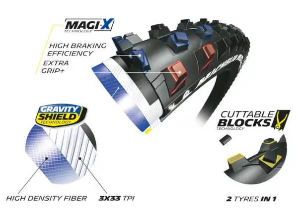 Michelin Mud Enduro Magi-X Competition Line 27,5x2,25" TS TLR MTB Reifen Kevlar