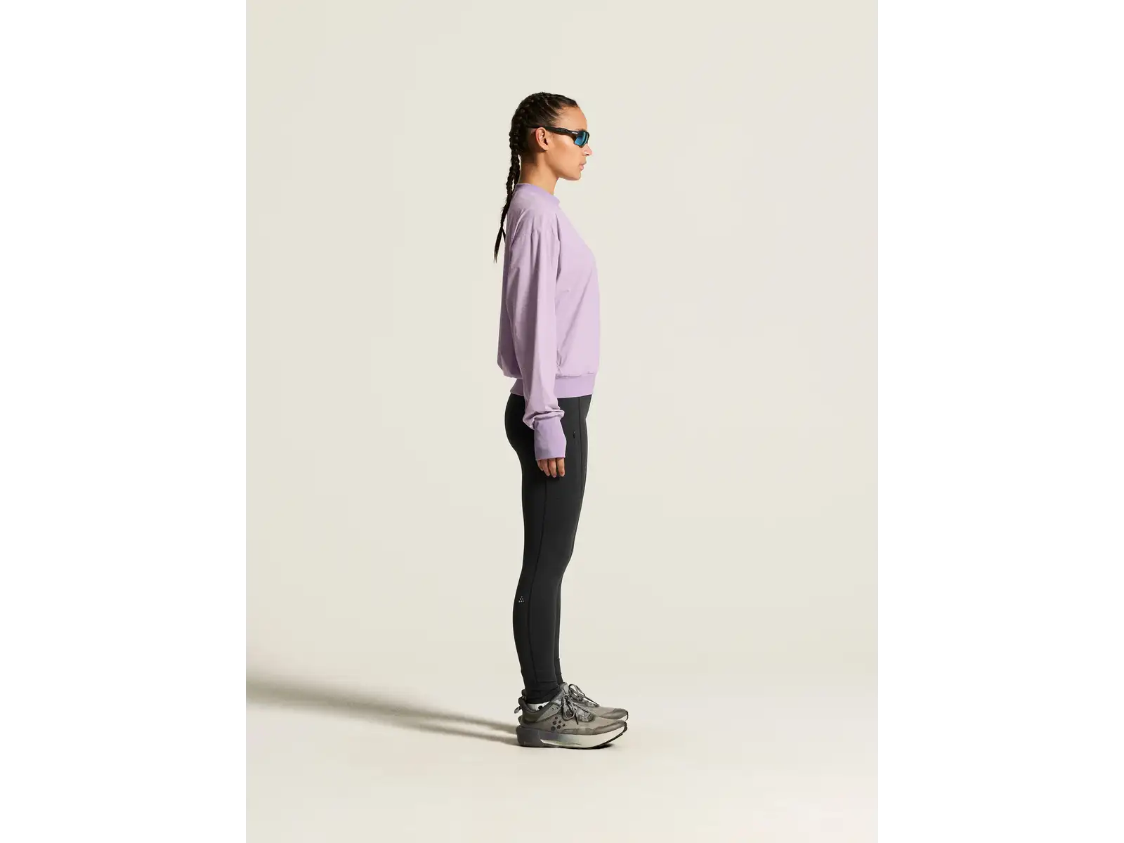 Craft Hypervent Wind Top Damen Langarmshirt lila