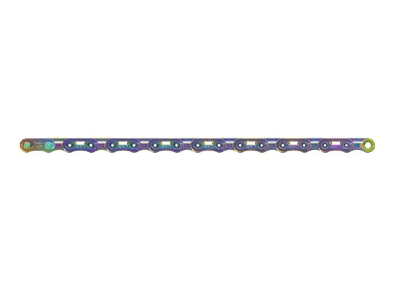 Sram Red E1 Flattop Kette Regenbogen