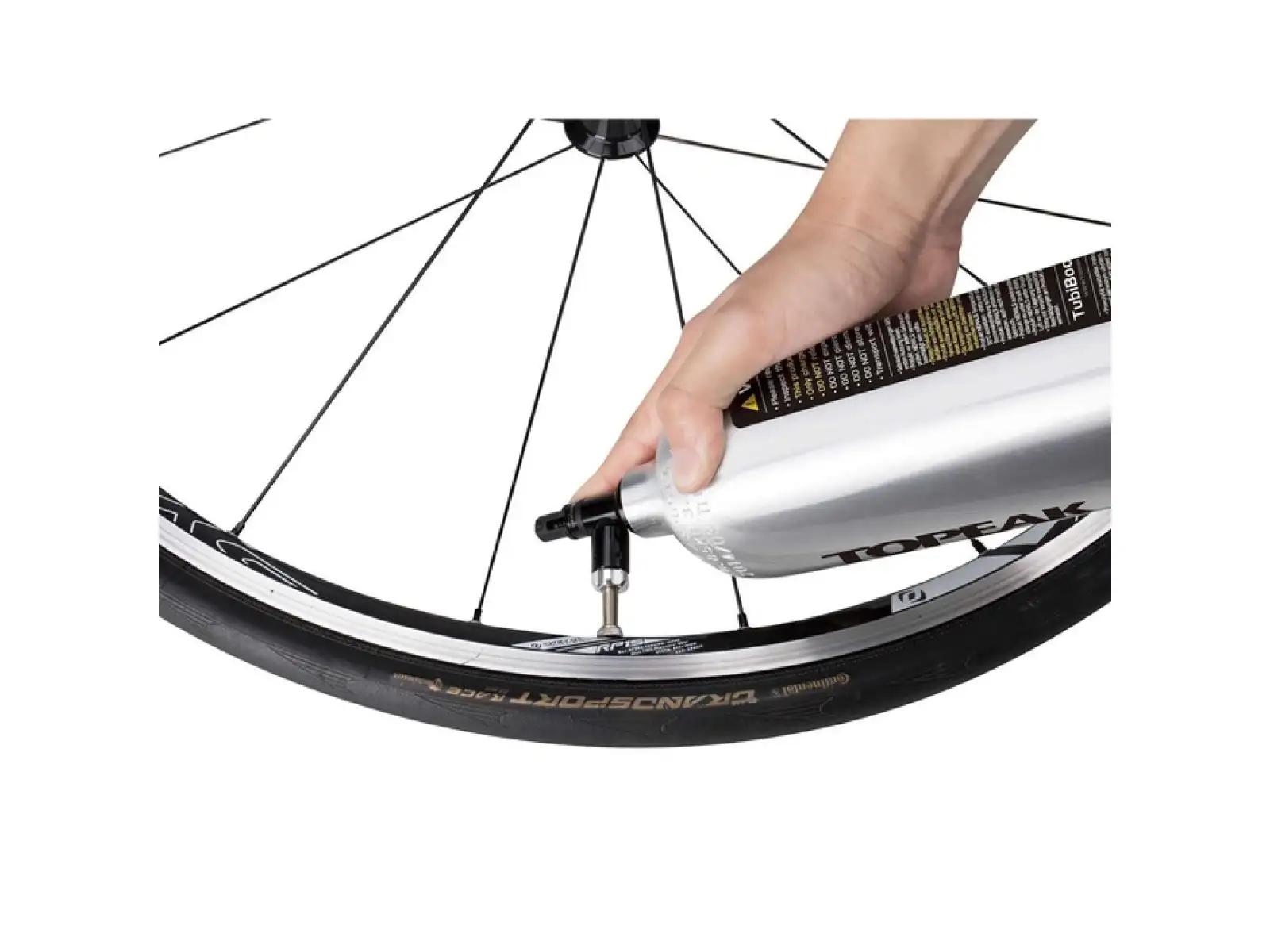Topeak Tubibooster CO2 Pumpe für Tubeless-Reifen