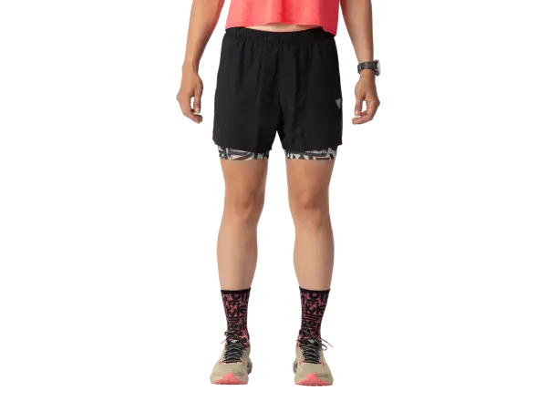 Dynafit Trail 2v1 Damen Laufshorts Black Out/Overcast