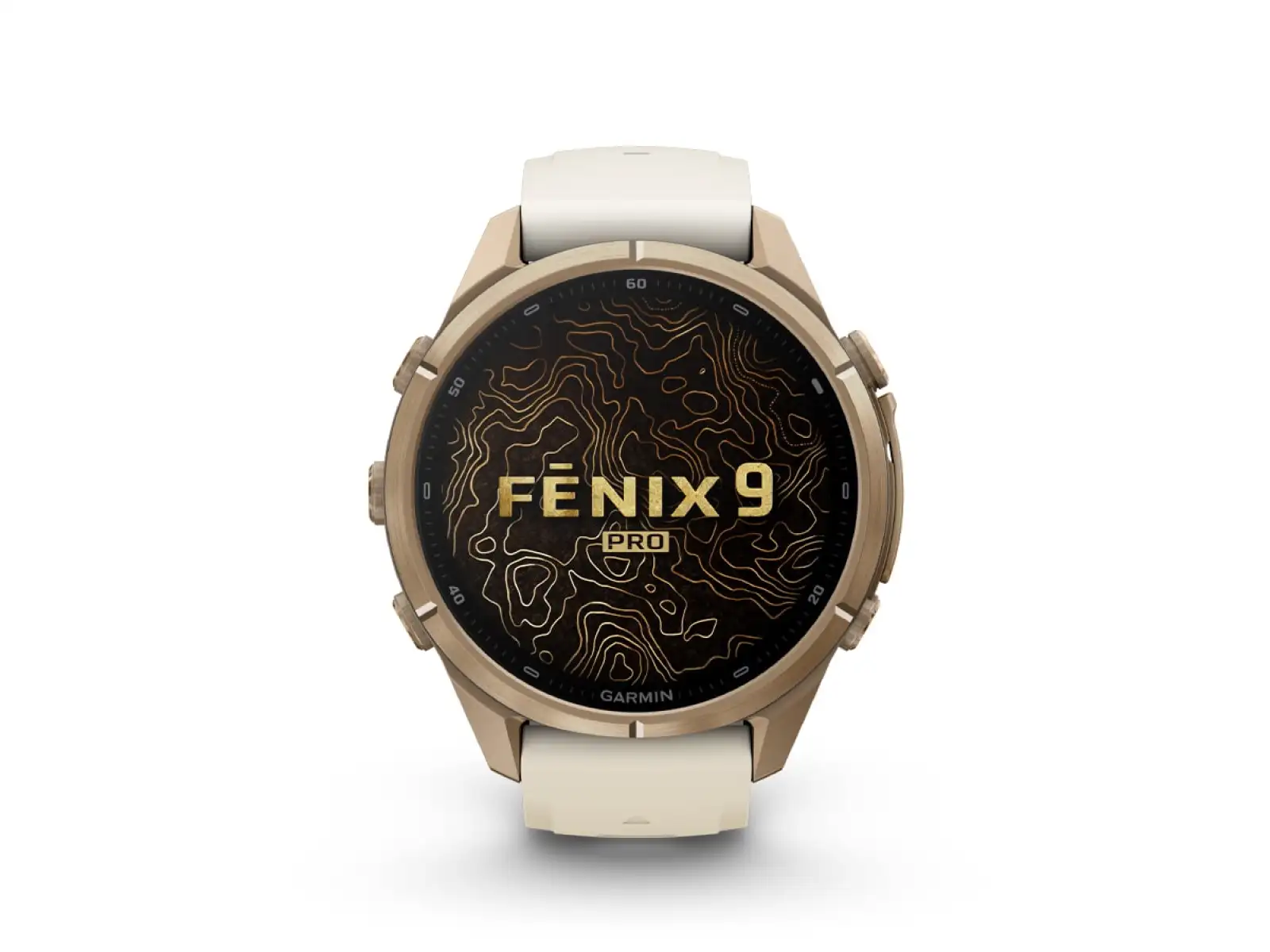 Garmin fenix 9 Pro inReach 43 mm Smartwatch Autumn gold titanium/Cream/french gray