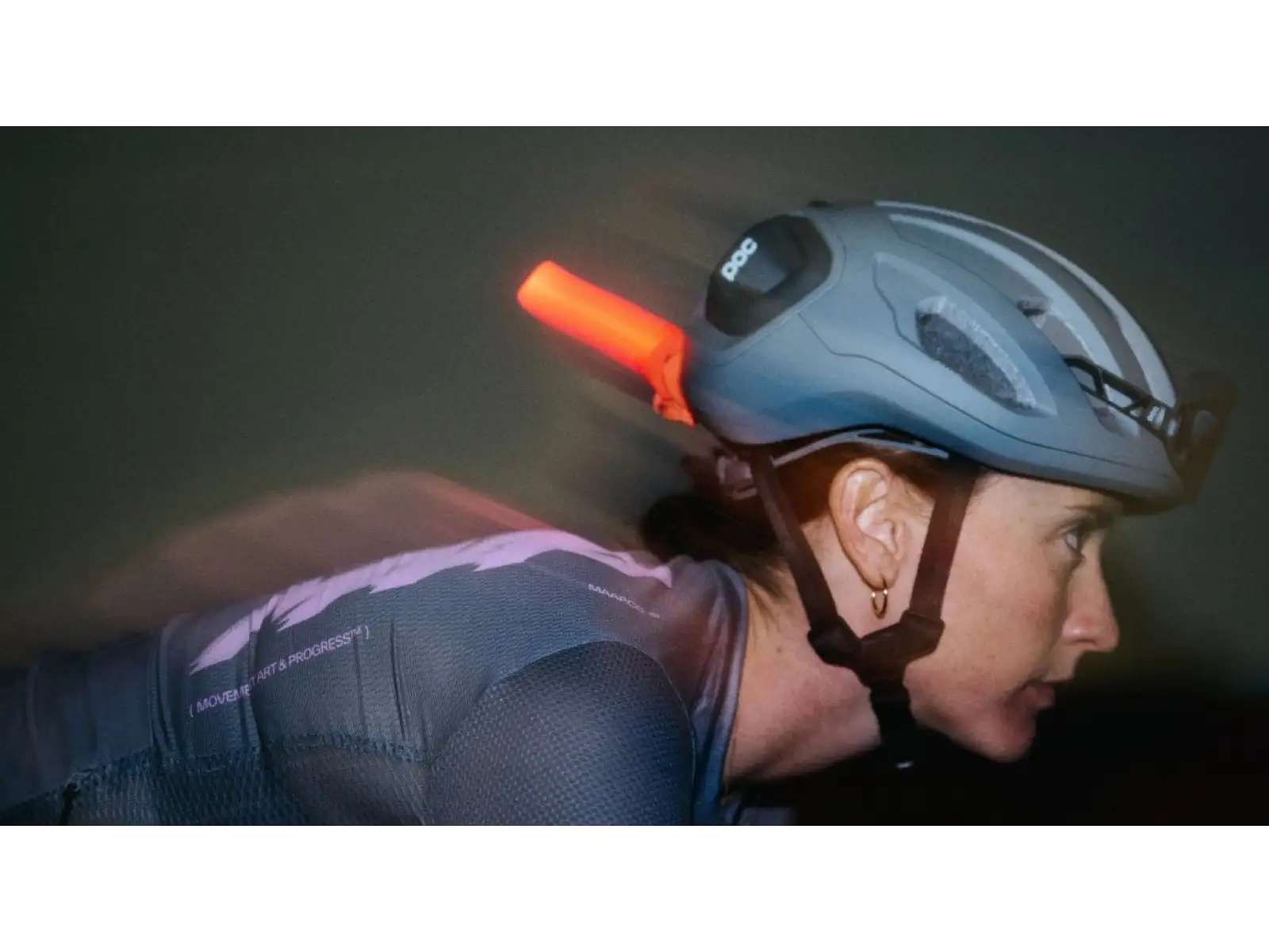 POC Knog Mini Helmlampe Fluorescent Orange