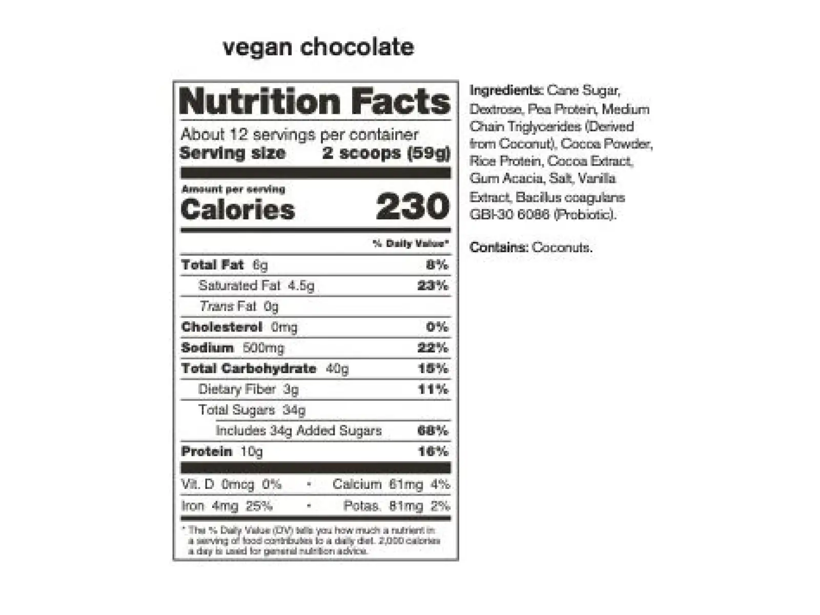 Skratch Labs Vegan Recovery Sport Drink Mix 708 g Schokolade