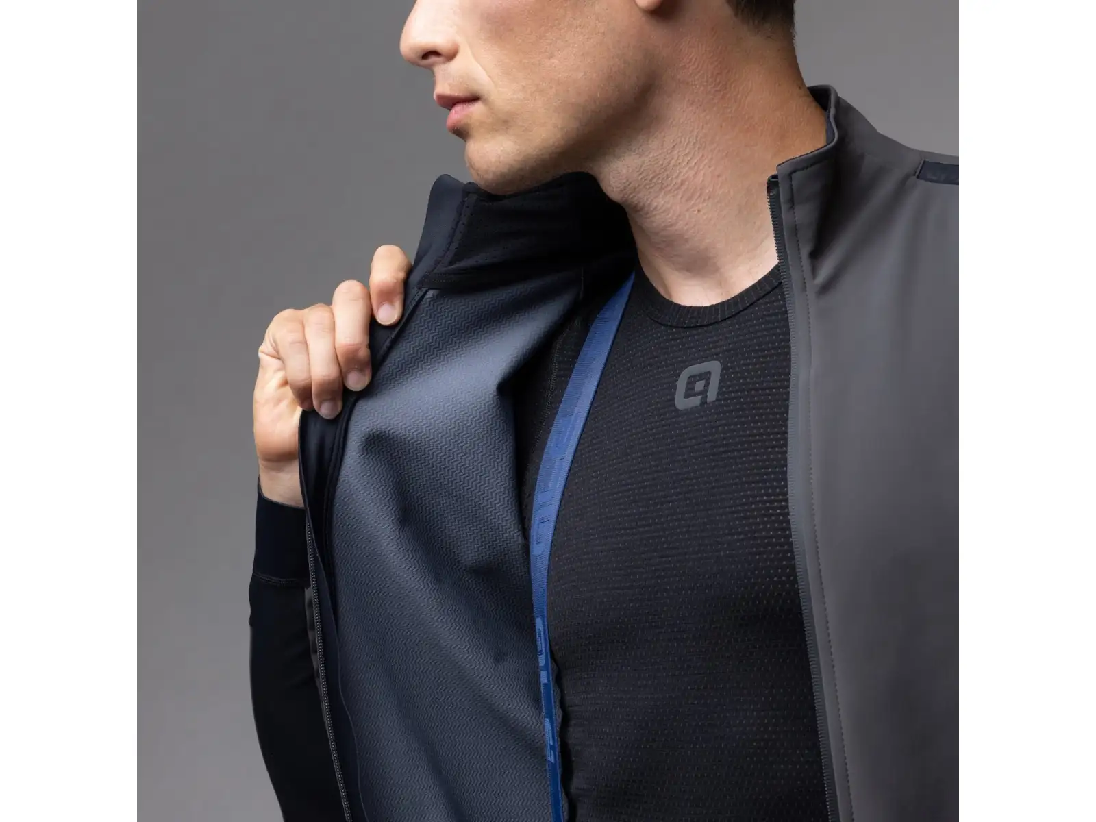 Alé Klimatik K-Tornado Herren Winter-Fahrradjacke Dark
