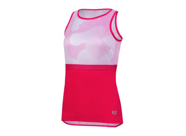 Etape Summer Damen-Trikot ohne Ärmel weiß/rosa