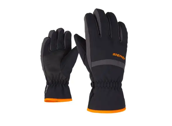 Ziener Lejano AS Kinder Winterhandschuhe Schwarz/Graphit