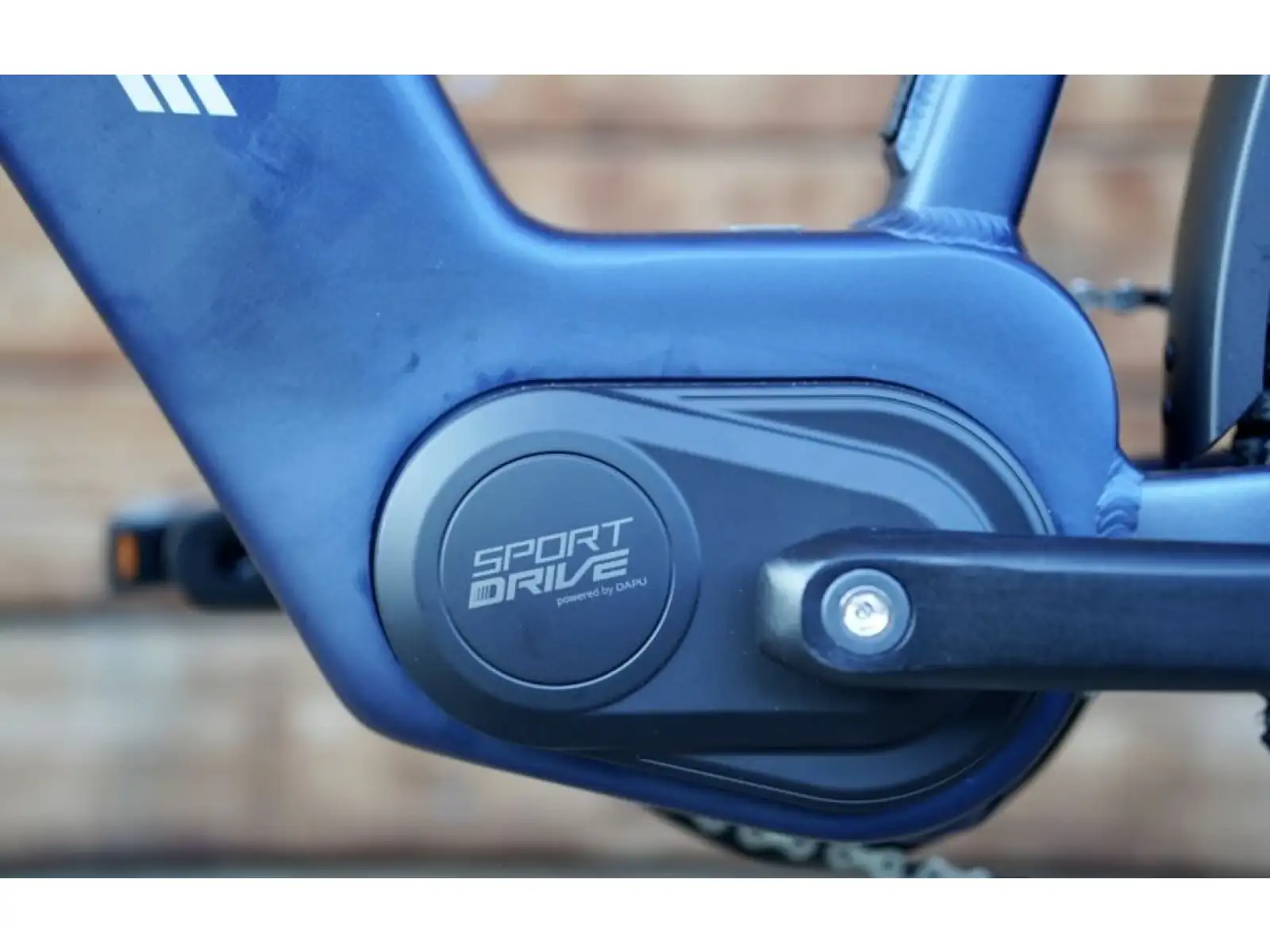 Rock Machine Storm INT e90-29 Damen-Touringrad in mattem Blau/Silber/Rosa Elektrofahrrad