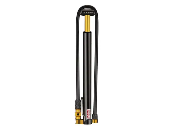 Lezyne Micro Floor Drive HP Pumpe Schwarz/Hochglanz