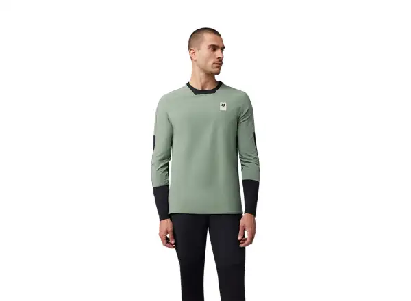 Fox Defend Thermal Herren Langarmtrikot Moos