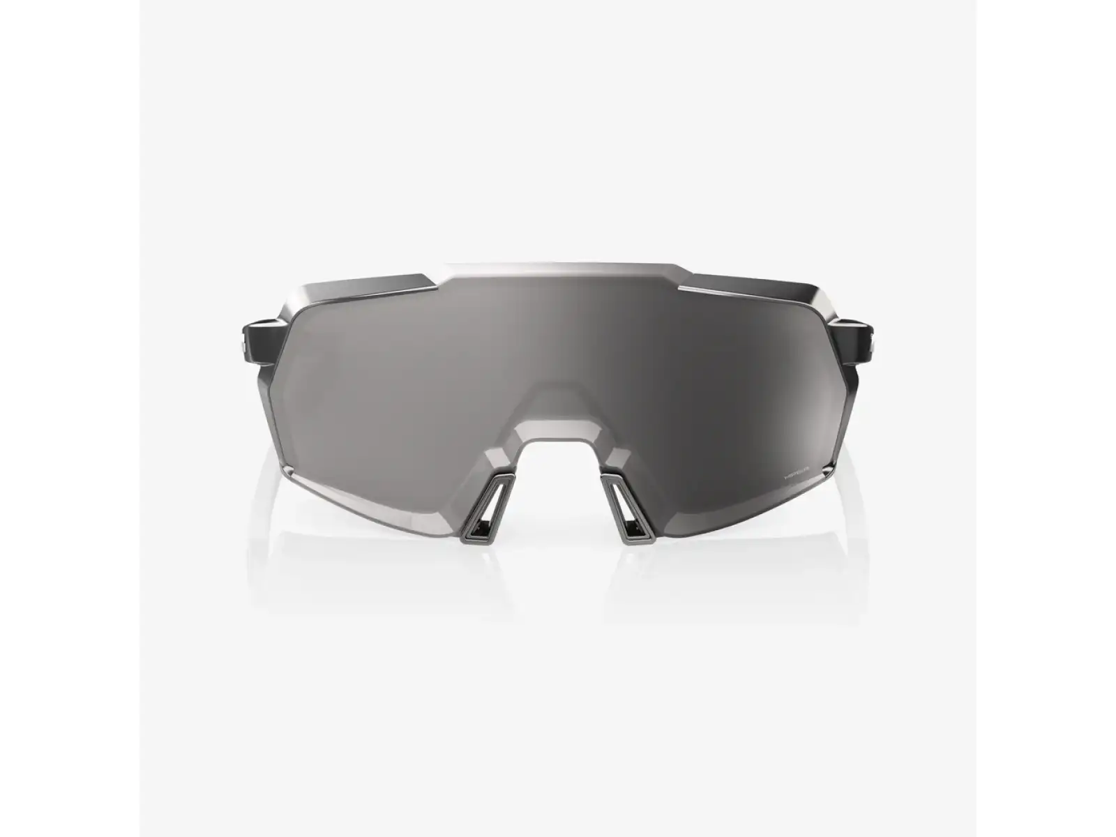 100% Korbin Brille Gloss Black Chrome HiPER Silver Mirror
