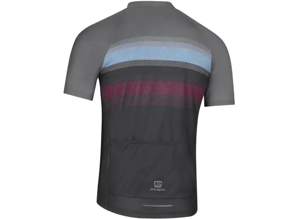 Etape Leader Herren-Trikot kurzarm grau/anthrazit