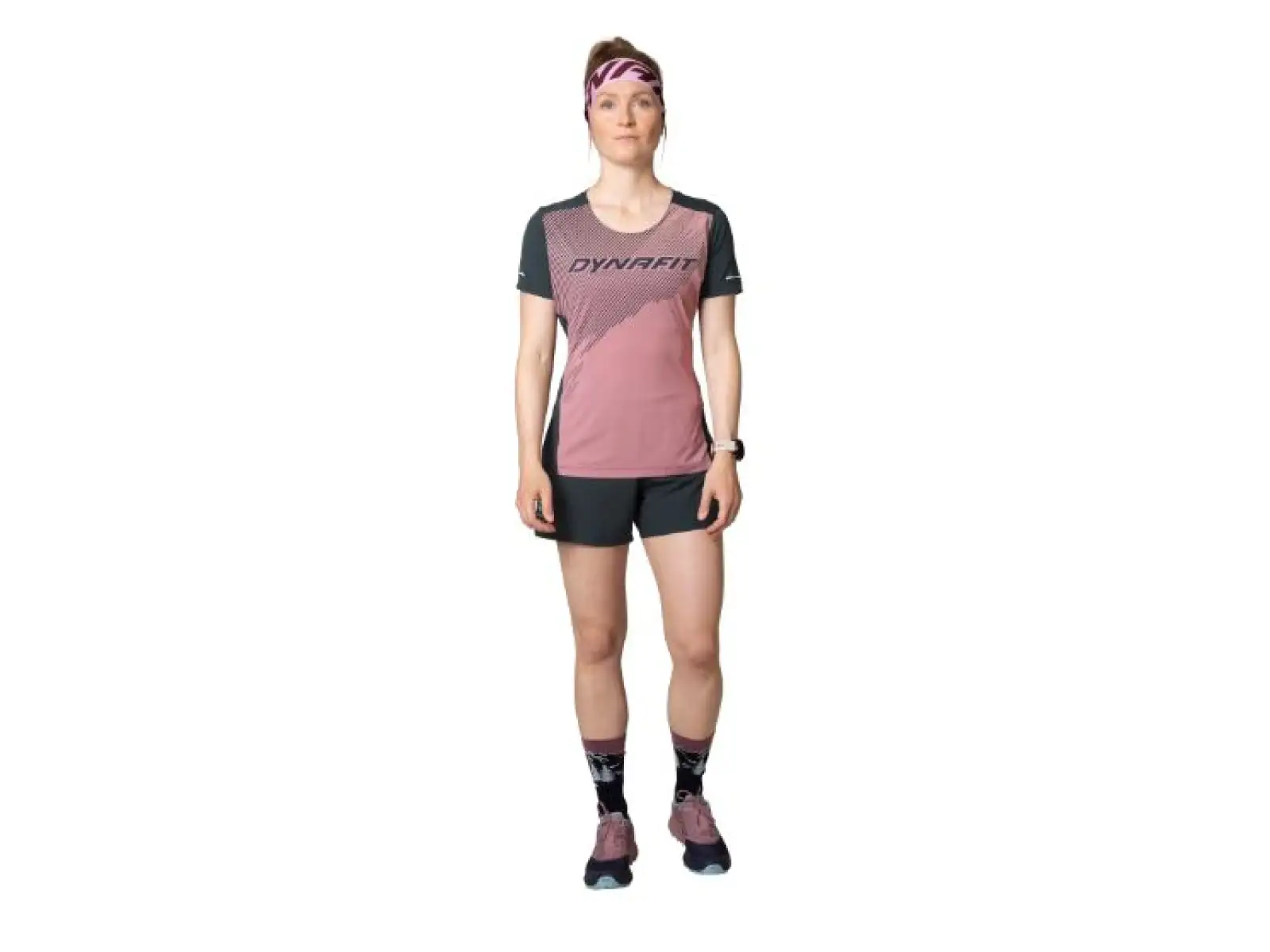 Dynafit Alpine 2 Damen T-Shirt kurzarm Mokarosa
