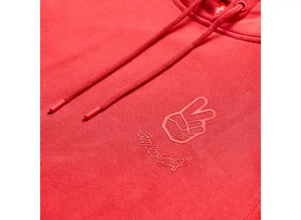 Troy Lee Designs Peace Out Herren-Sweatshirt Scarlet