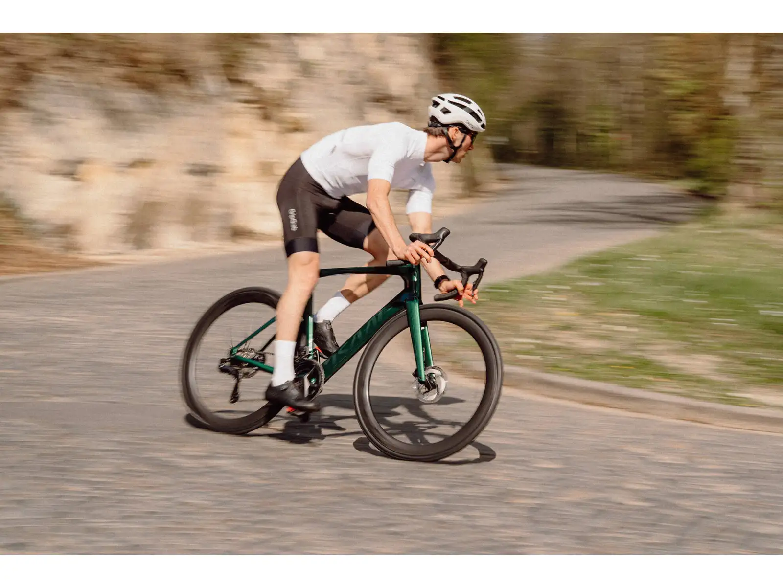 Isaac Meson 105 Di2 Rennrad Jade Green