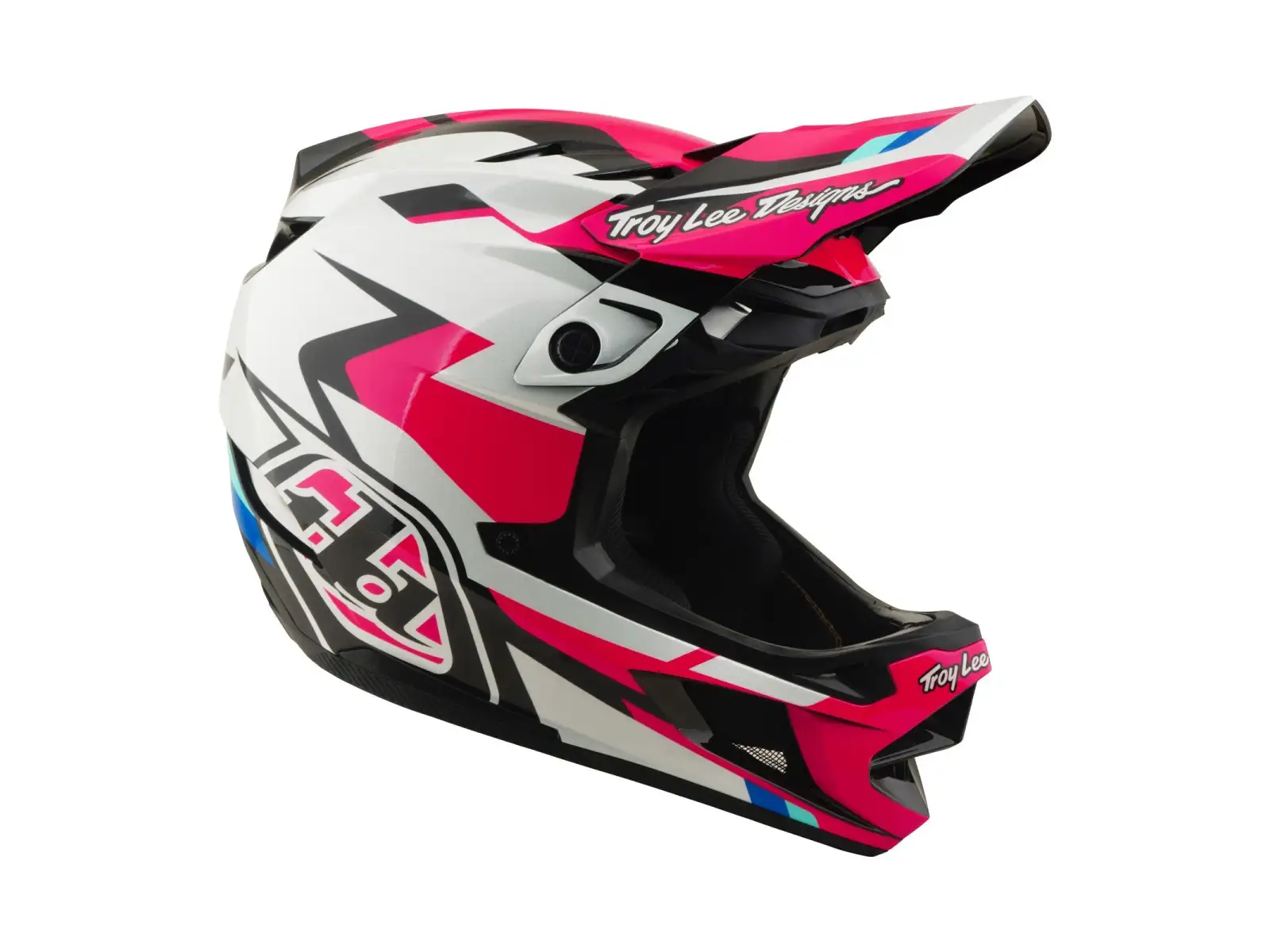 Troy Lee Designs D4 Polyacrylite MIPS Helm Roamer Magenta