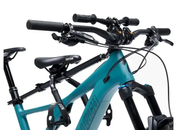 Kids Ride Shotgun Pro Combo Kindersitz und Lenker auf Rahmen