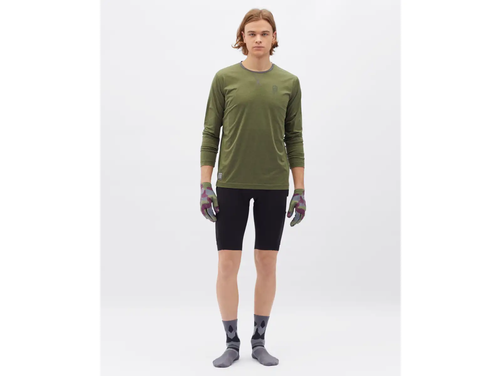 Silvini Casalo Herrentrikot Langarm Olive/Charcoal