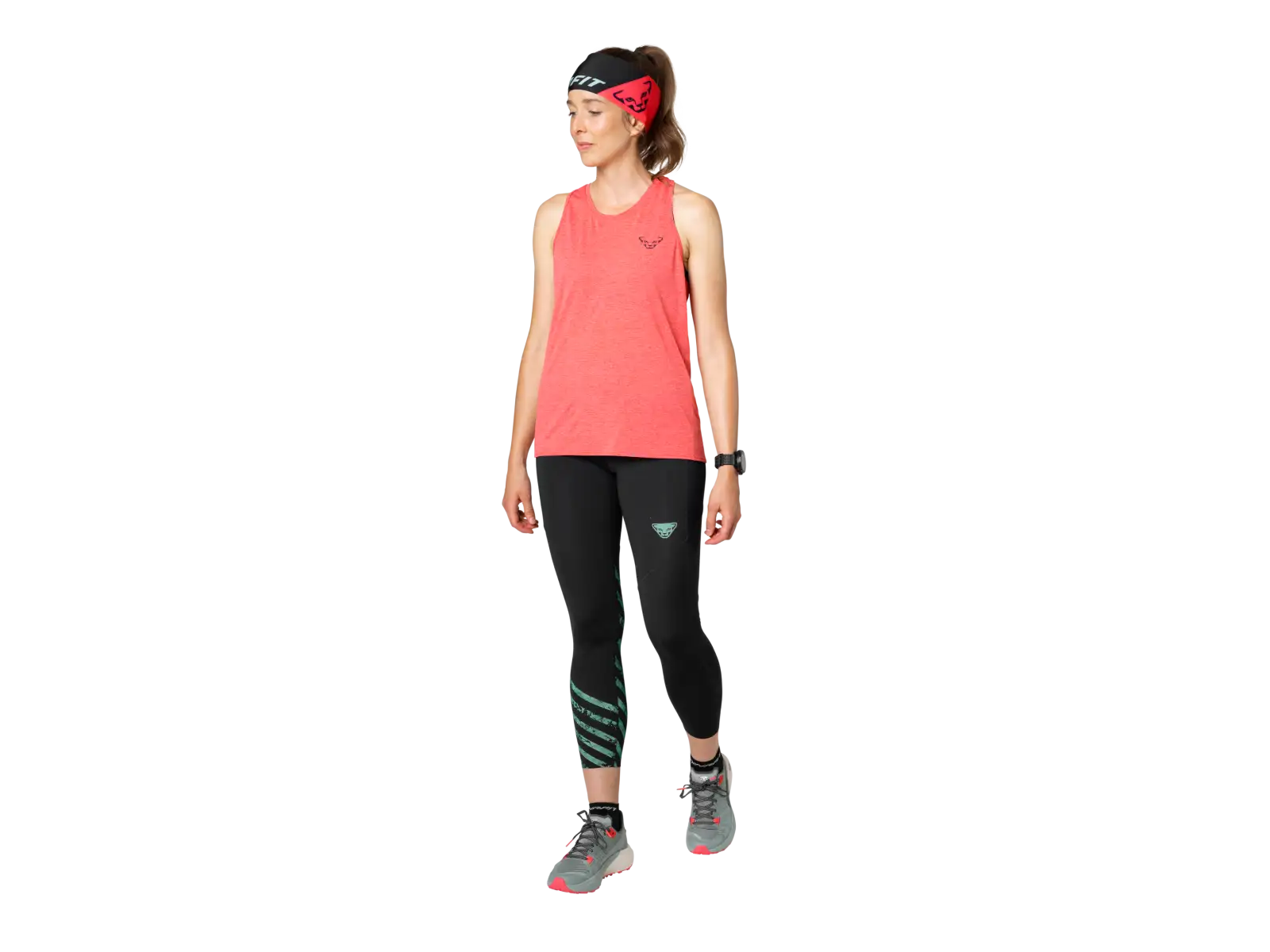 Dynafit Trail Damen-Laufschuhe Jadelite/Lichen