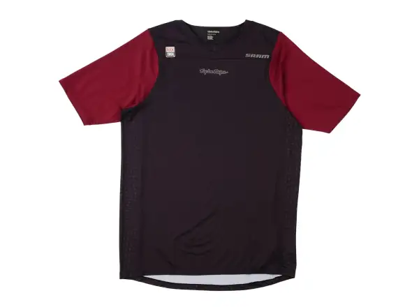Troy Lee Designs x SRAM Skyline Herren-Trikot kurzarm Radioscape Black/Berry