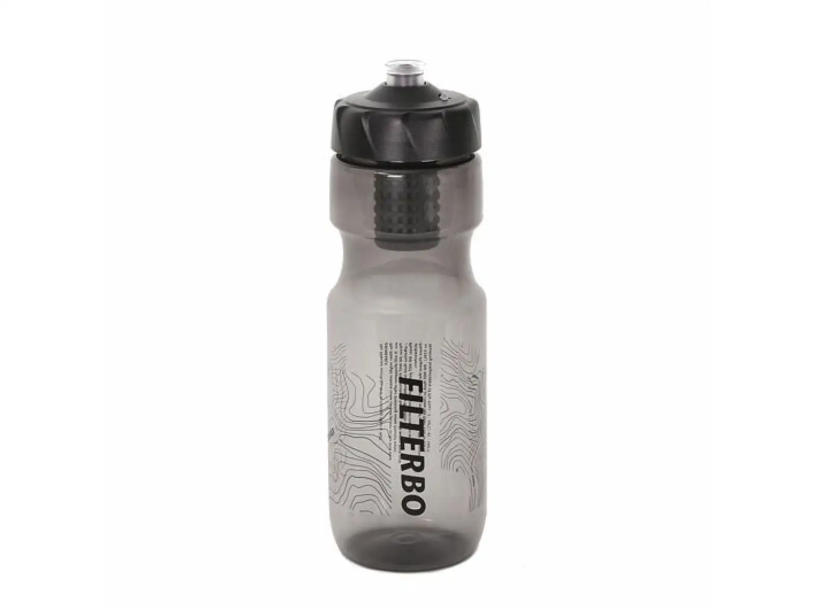 Woho Filterbo Flasche mit Filter 700 ml schwarz