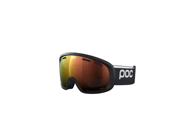 POC Fovea Mid WF Skibrille Uranium Black/Partly Sunny Orange