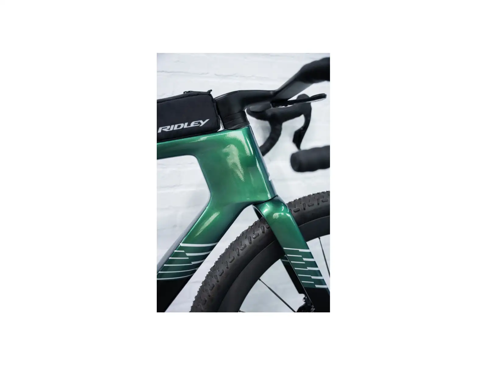 Ridley KANZO Fast 2.0 Force XPLR Gravelbike Stellar Green/UD Carbon/Silver