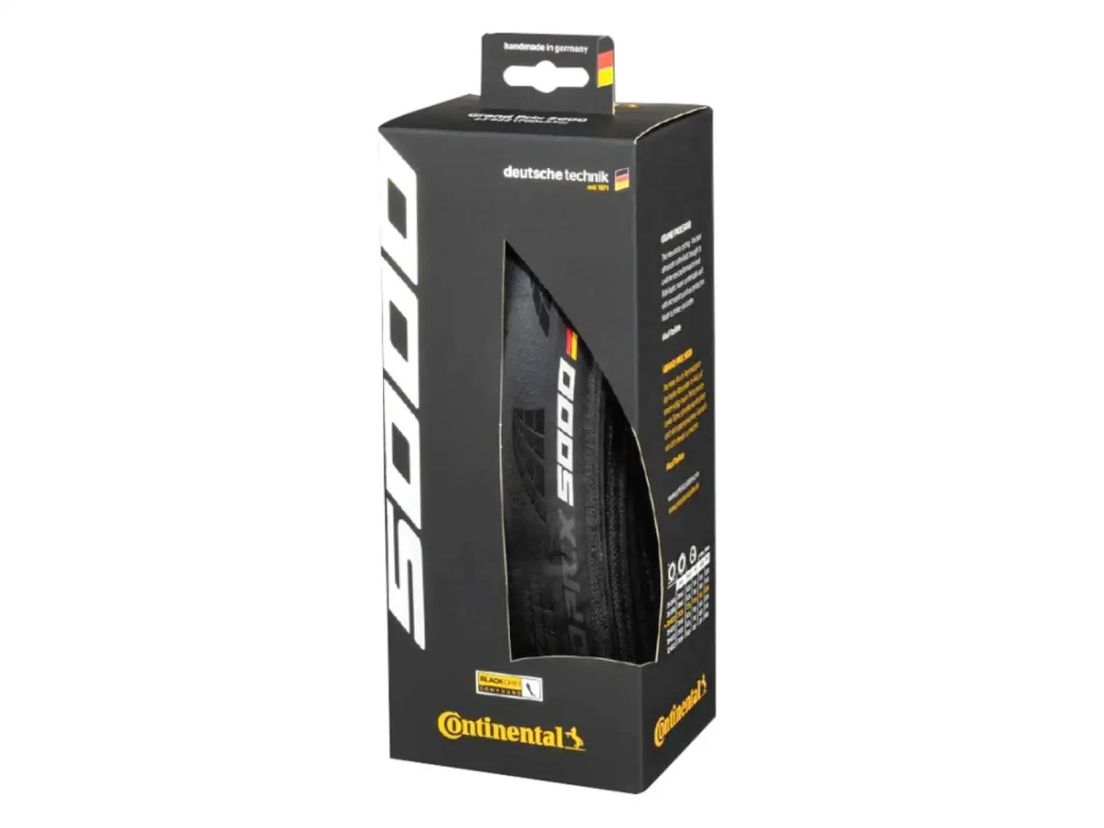 Continental GrandPrix 5000 27,5" Rennradreifen Kevlar Schwarz