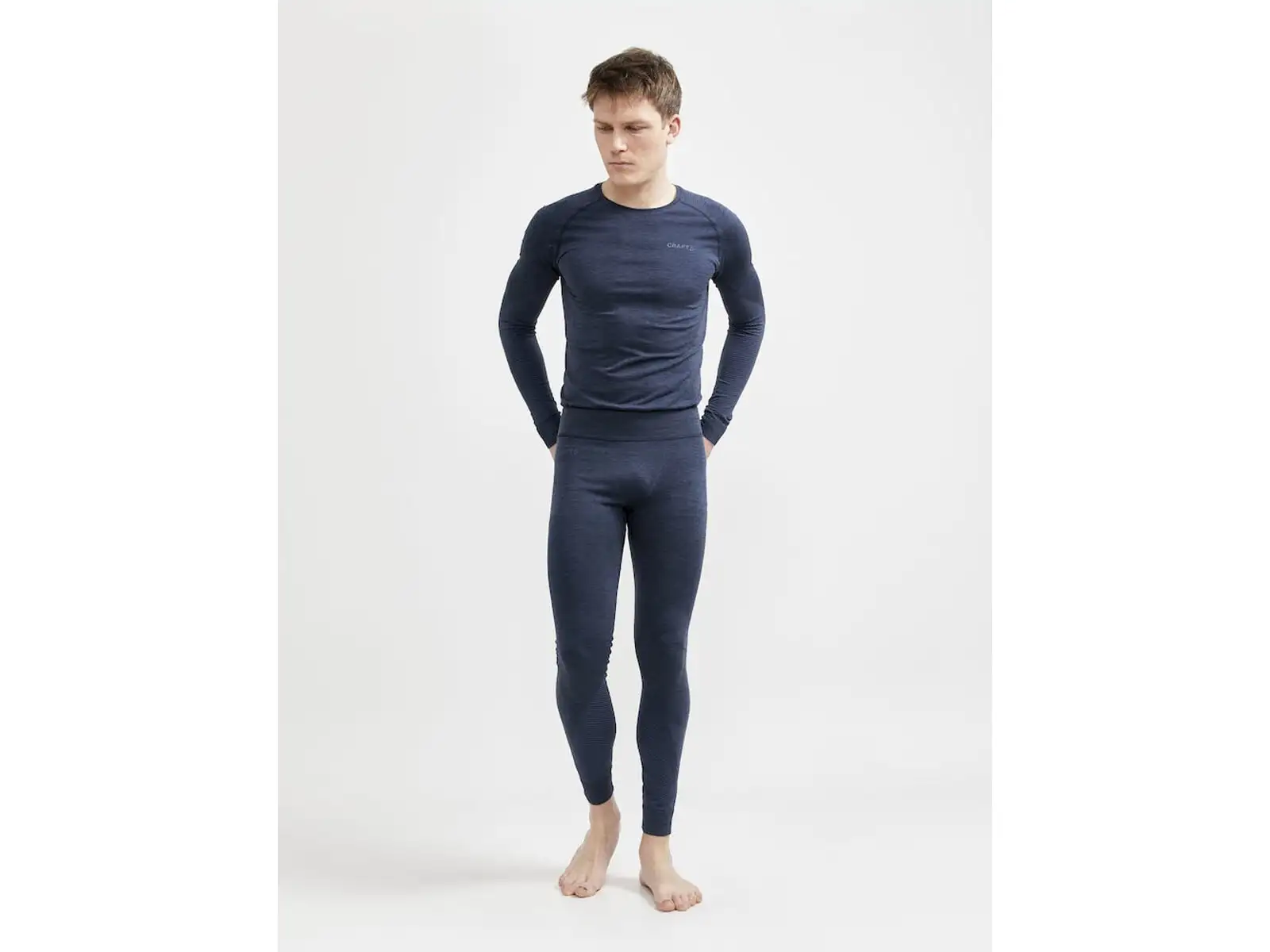 Craft Core Dry Active Comfort Herren Langarmshirt Blau