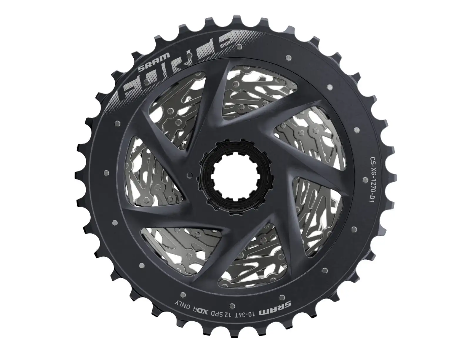 Sram CS XG-1270 D1 Silver 12-fach Kassette 10-33 Zähne