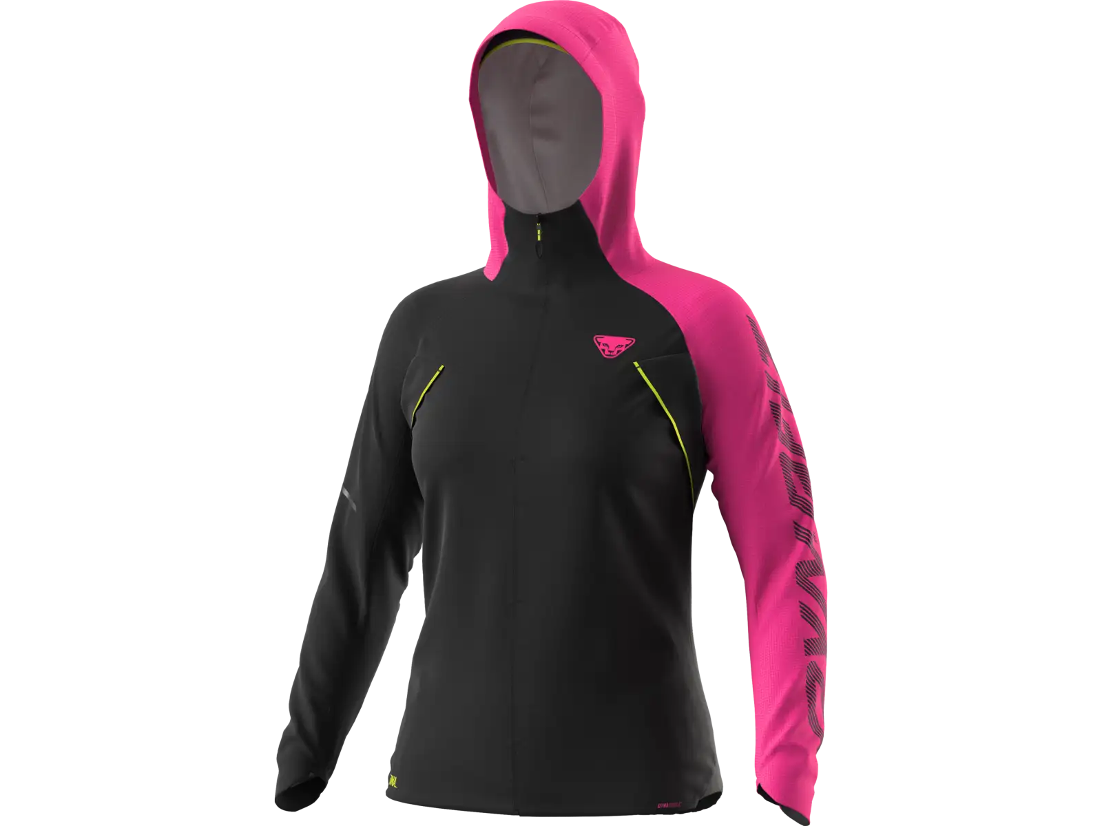 Dynafit DNA 3L Damenjacke Pink Glo/Black Out