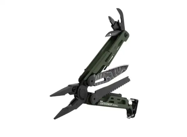 Leatherman Signal Multitool Grün Topo