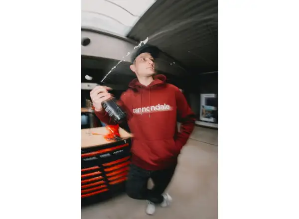 Cannondale Lifestyle Hoodie Unisex-Sweatshirt Burgundy/Mrk