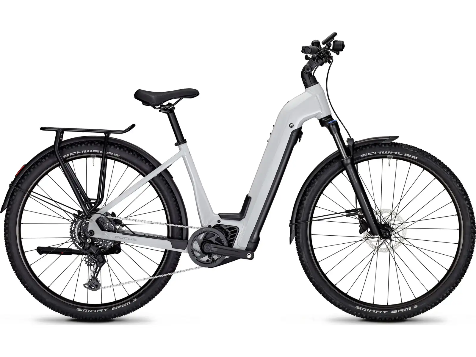 Focus Aventura2 6.7 WA 625Wh 29" E-Bike Mountainbike Lightgrey Glossy