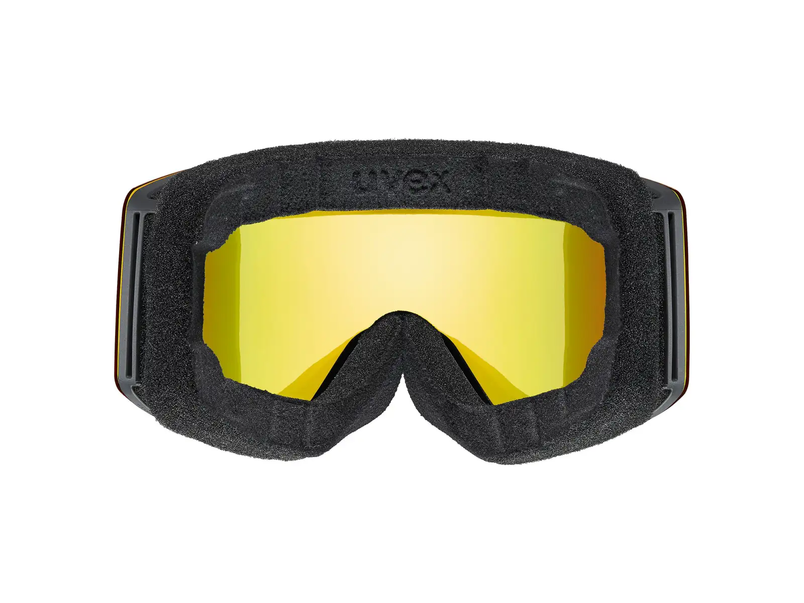 Uvex Provoque FM Skibrille black matt/rainbow - gelb
