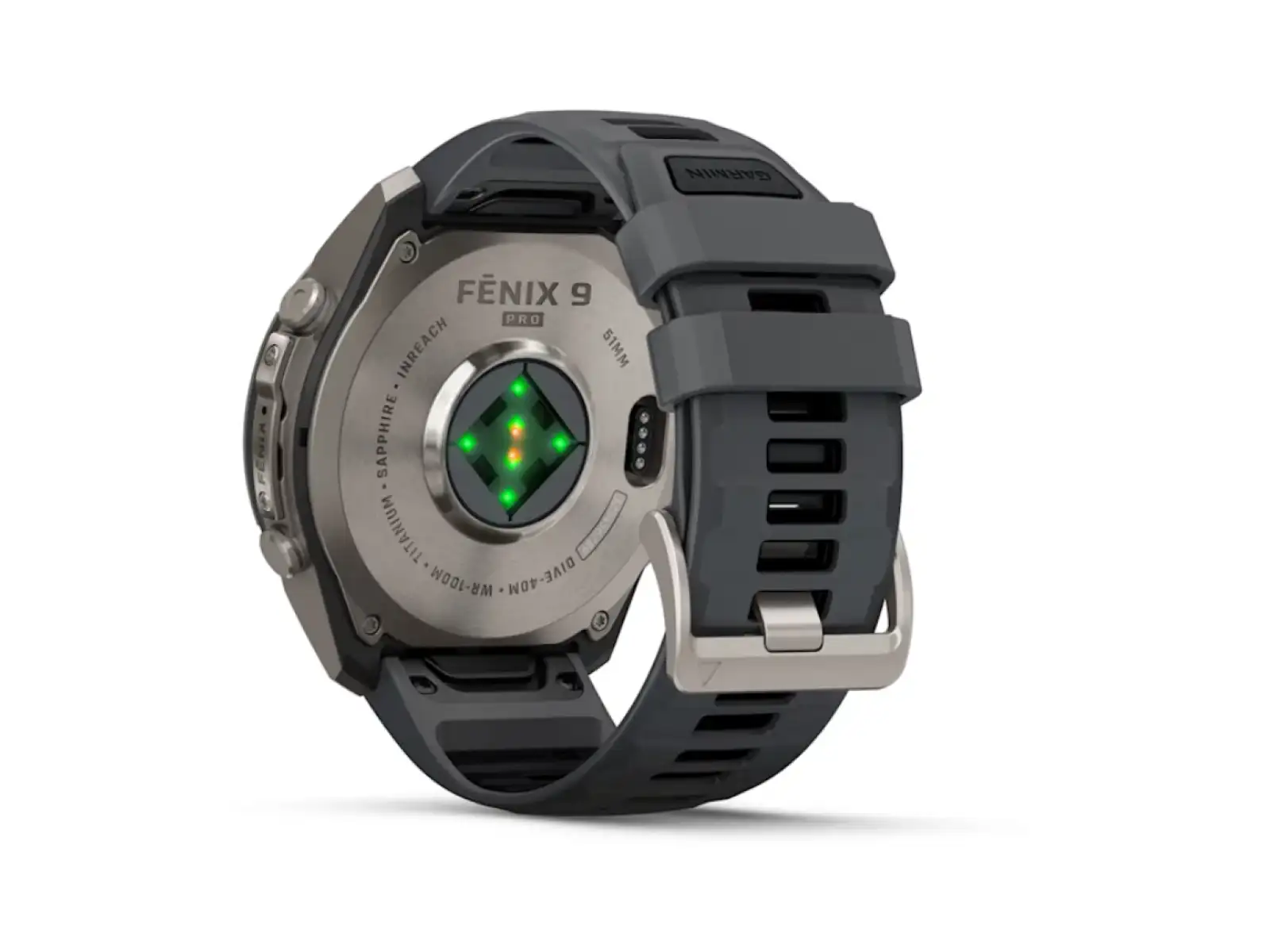 Garmin Fénix 9 Pro inReach 51 mm Smartwatch Titanium Graphite/Black