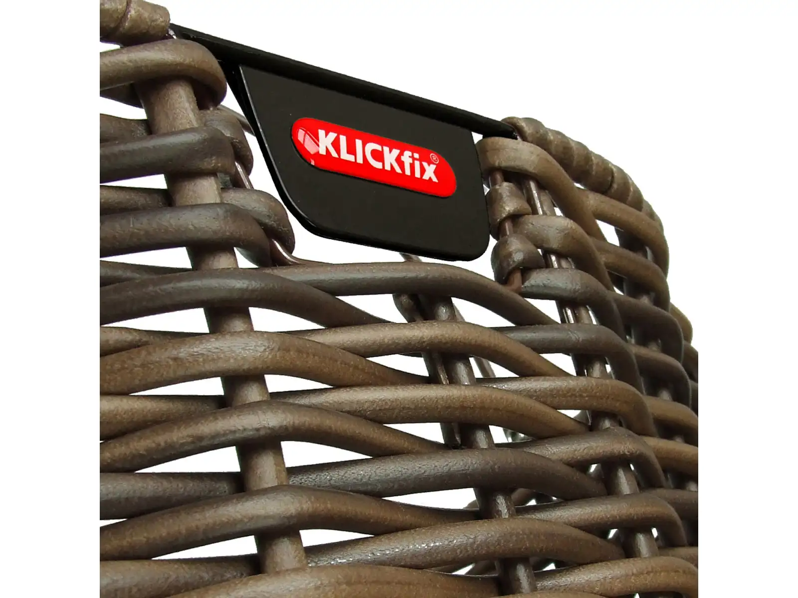 KLICKfix Structura Oval Weidenkorb für Lenker Braun