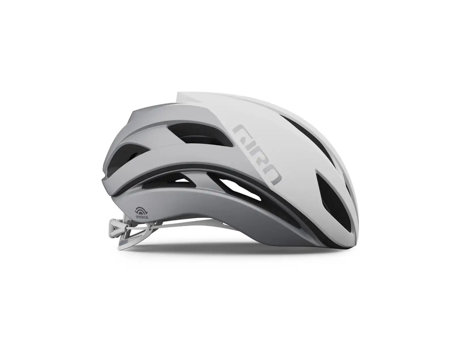 Giro Eclipse Spherical MIPS Rennradhelm Mat Weiß/Silber