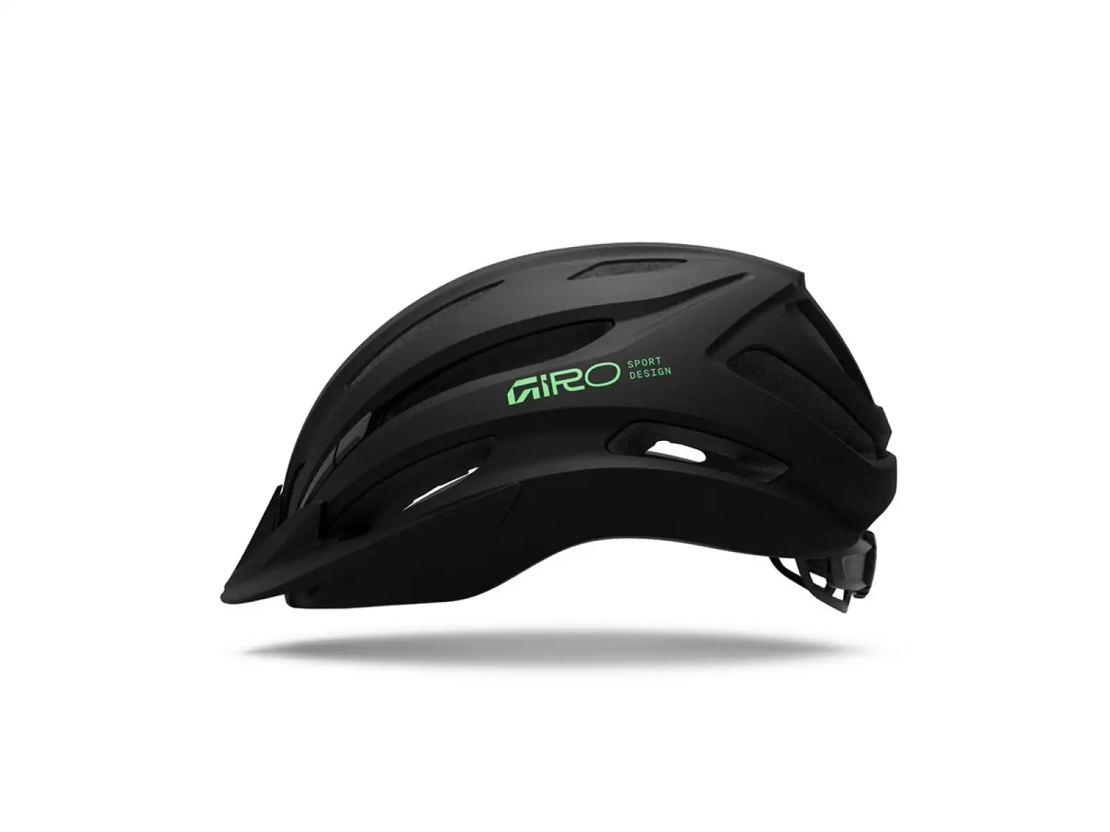 Giro Register II Youth Kinderhelm Mat Black/Vivid Green